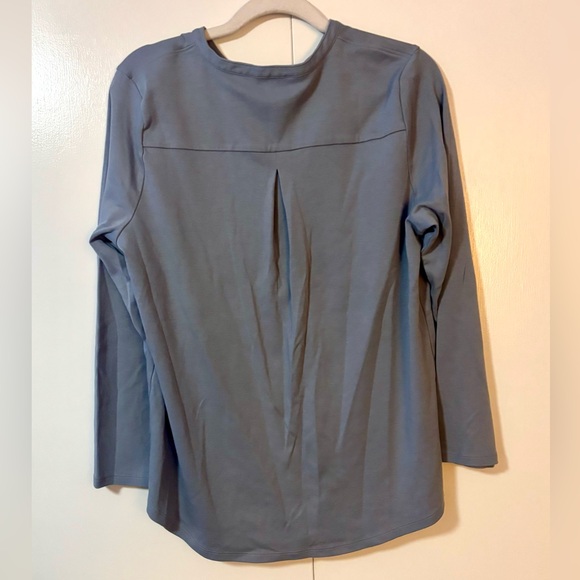 The Company Store Legends Hotel Pima Cotton Pajama Set NWOT Medium Blue - Picture 5 of 7